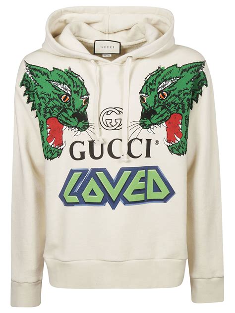 gucci hoodie with hood up|gucci oversized hoodie.